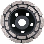 Disque diamant, diamant  meuler bton 125 x 22, 2 mm double range, meule diamante universelle pour ...