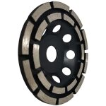 Disque diamant � meuler et poncer, meule abrasive diamant�e 125mm x 22, 23mm � double rang�e, pour poncer ...