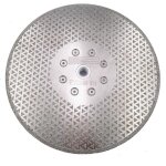 Disque diamant pour meuleuse 230 mm ? al�sage m14 ? double face �lectroplaqu� ? pour marbre, granit et ...