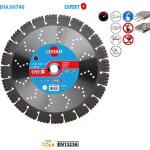 Disque diamant segments beton arme - granit 125x22