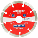 Disque diamant segment�, basic, �115 x 20 mm