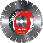 Disque diamant universel materiaux tb85 diametre 350 alesage 25 beton pierre briques parpaings