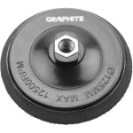 Disque graphite 125 mm m14 - flexible avec velcro pour meuleuses d'angle
