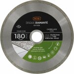 Disque � lamelles 180mm ? grain 25 ? pour gr�s c�rame et carrelage ? coupe nette sans �clat ? r�sistant ...