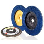 Finish - disque � lamelles plates rb 48024 yx zirconium sur plateau r�sine renforc� fibre de verre pour ...