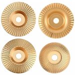Disques de meulage � bois en carbure de tungst�ne (lot de 4) pour fa�onnage, meulage et d�coupe. compatibles ...