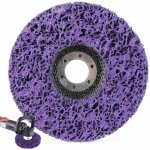 Disques de nettoyage, disques pour meuleuse d'angle 125 mm disque de nettoyage pr�liminaire poly strip ...