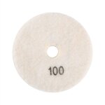 Disque de polissage diamant� humide de 100 mm (4 pouces) pour granit, marbre et pierre (granularit� 100) ...