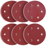 Disques de pon�age 225 mm 60 pi�ces disque abrasif 225mm 6 trous grain p40 p60 p80 p120 p180 p240 pour ...
