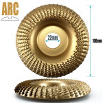 Disque de pon�age pour bois 100 mm, pour mat�riaux abrasifs grossiers, disque de sculpture sur bois adapt� ...