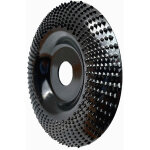 Disque de pon�age pour bois 125 mm, pour mat�riaux abrasifs grossiers, disque de sculpture sur bois adapt� ...
