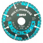 Disque professionnel diamant multi - matriaux bihui 115 mm