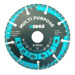 Disque professionnel diamant� multi - mat�riaux bihui 125 mm