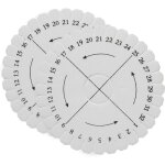 Disques de tressage  main, planche de tressage ronde, disques de cordon de perles, plaque de fabrication ...