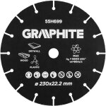 Disque graphite 230 mm - pour bois et plastiques, coupe précise Disque graphite 230 mm - pour bois et plastiques, coupe précise