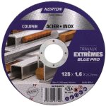 Disque � tron�onner m�tal / inox 125x1. 6x22. 2 - norton