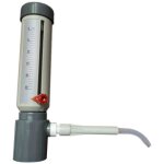 Distributeur de flacons �conomique semi - automatique pour liquides, type manchon, 5 - 25 ml, r�glable ...