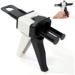 Distributeur de r�sine �poxy 50 ml - t�te m�langeur statique - rapport 1:1 / 2:1 - pistolet applicateur ...