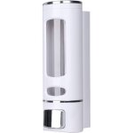 Distributeur de savon mural 450ml - distributeur manuel de shampooing et de gel douche pour la salle ...