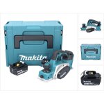 Dkp 180 f1j rabot sans fil 18 v 82 mm + 1x batterie 3, 0 ah + makpac - sans chargeur - makita