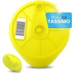Dl - pro disque de nettoyage t - disc jaune pour bosch siemens 17001490 00576836 compatible avec tassimo ...