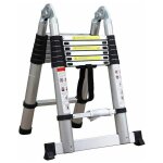 Varan motors ? �chelle t�lescopique aluminium 4, 4m ? dlt707b ? 14 �chelons ? charge maximale 150kg ? ...