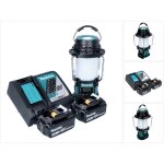 Dmr056rf radio de chantier sans fil fm / dab + ip65 360� 18v avec lanterne + 2x batteries 3, 0ah + chargeur ...