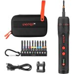 Dnipro - m tournevis �lectrique sans fil 3, 6v avec batterie rechargeable usb?c, led int�gr�e, 2 vitesses, ...