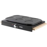 Domo - do8717p plaques  pancakes revtement anti - adhsif, voyant lumineux noir