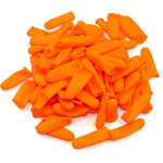 Doigts en caoutchouc r�utilisables en latex, 100 pi�ces, contre l'infection