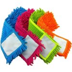 Lot de 4 recharges de balai  poussire en microfibre avec projections en forme de doigts - recharges ...