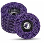 Dolaso - lot de 5 violet disques de nettoyage, disque abrasif de ponceuse, 115 x 22 mm disque meuleuse ... Dolaso - lot de 5 violet disques de nettoyage, disque abrasif de ponceuse, 115 x 22 mm disque meuleuse ...