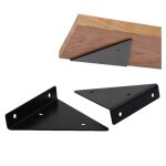 Dolaso - etagere murale fixation invisible 17cm, 2 pices triangle querre tagre support invisible ...