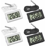 Mini digital lcd thermomtre temprature avec sonde de temprature capteur testeur , guazhuni (2x noir ...