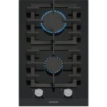 Siemens ? plaque de cuisson gaz 30cm 2 feux noir ? vitroc�ramique iq700 avec technologie stepflame ? ...