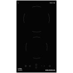 Glemgas - domino vitrocramique 30 cm - 2 hi - light - 9 puissances de chauffe - 3 glem - gth32t