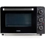 Domo - mini four bake and snack do807go - 20 l - noir - 1300watt -
