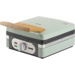 Domo waffelmaker gaufrier vert cendr� w407733