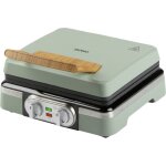 Domo waffelmaker gaufrier vert cendr� w407743
