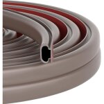 Door seal self - adhesive rubber seal for door and window frames, waterproof sealing strip sound insulation, ...
