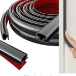 Door and window rubber seals, door frames, window thermal and acoustic insulation, d - type rubber joint ...