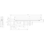 Dorma - ferme - porte ts 92 contur sans bras finition noir 42020119