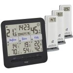 Tfa - dostmann klima@home 2 thermo - hygromtre radiopilot noir 30. 3075. 01