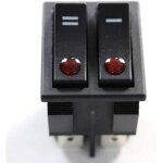 Double commutateur pour radiateur convecteur compatible delonghi - 5108007600 Double commutateur pour radiateur convecteur compatible delonghi - 5108007600