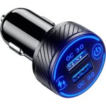 Double port qc3. 0, adaptateur de chargeur de voiture rapide, 36 w / 3 a, chargeur de tlphone de voiture ...