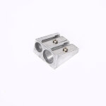 Double taille - crayon en m�tal pour crayons graphite argent�12 pcs
