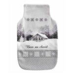 Douceur d'intérieur - housse bouillotte polaire 21x34 cm chamonix chalet Douceur d'intérieur - housse bouillotte polaire 21x34 cm chamonix chalet
