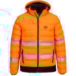 Doudoune chauffante haute visibilit� par ultrasons - taille l - orange / noir portwest