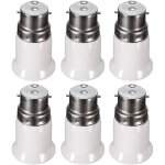Denuotop - douille adaptateur b22 vers e27 pour ampoule led, ac 230v, adaptateurs de conversion pour ...
