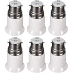 Douille adaptateur b22 vers e27 pour ampoule led, ac 230v, adaptateurs de conversion pour passer de b22 ...